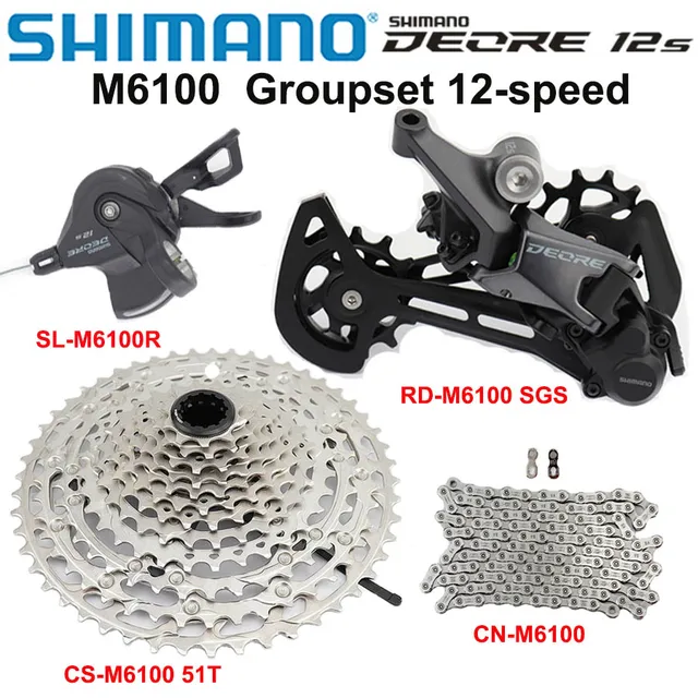 New Shimano Deore M6100 12s Groupset 