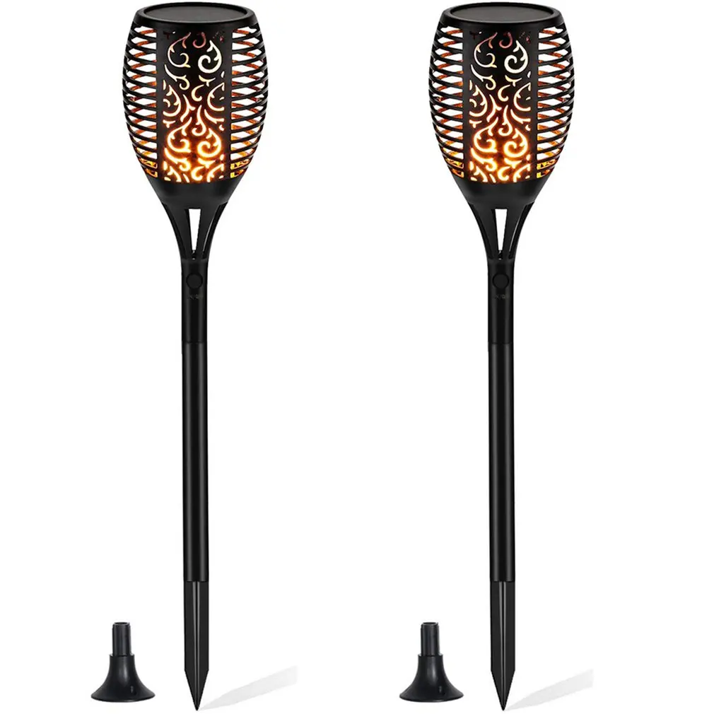 

ICOCO 2pcs Solar Light, Waterproof Soft Light Flashing Outdoor Landscape Decorative Lighting Automatic On/Off Security