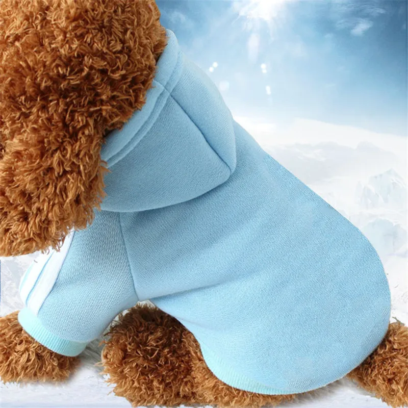 Худи для домашних собак, пальто из мягкого флиса, зимняя теплая одежда для щенков, Толстовка для собак, зимняя одежда для собак(XS-XXL