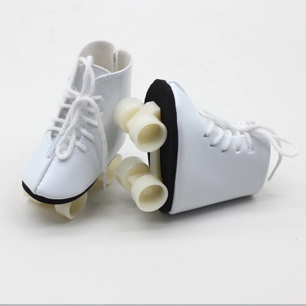 18 дюймов девочка кукла зимние сапоги конькобежный спорт обувь подходит 43 см