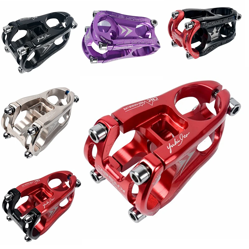 1x CNC руль велосипеда вынос из алюминиевого сплава Велоспорт MTB велосипед 31,8*50 мм