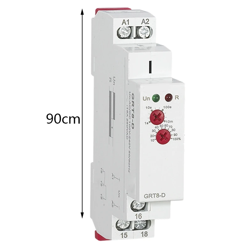 GRT8 D din рейка задержка выключения без питания реле времени 16A AC/DC12V 240V 1 Модуль
