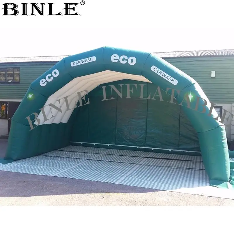 

Portable outdoor garage inflatable car wash tent mobile car cover tent temporary shelter workshop canopy for sale