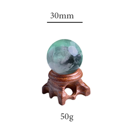 Diameter30mm 1 шт. стильные кристаллы кварца шар драгоценные камни натуральное украшение камнями домашний декор целебные минералы wicca гладкие пьедры DIY подарок - Цвет: Diameter30mm