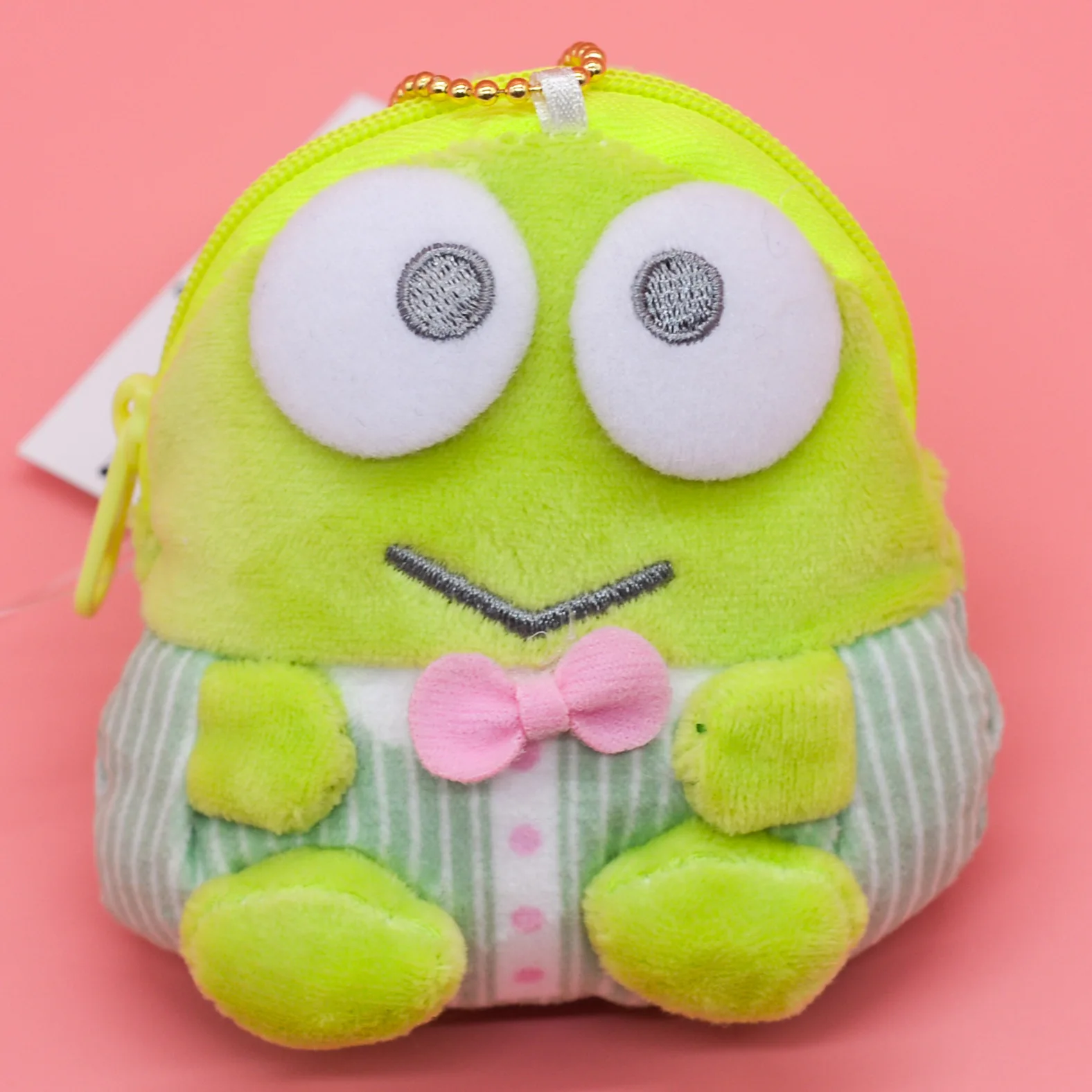 1pcs 9cm Sanrio Cute Anime Cartoon Plush Toys My Melody Animal Crossing Dolls Soft Kity Cat Coin Pure Pendant for Girls Gifts - Цвет: Красный
