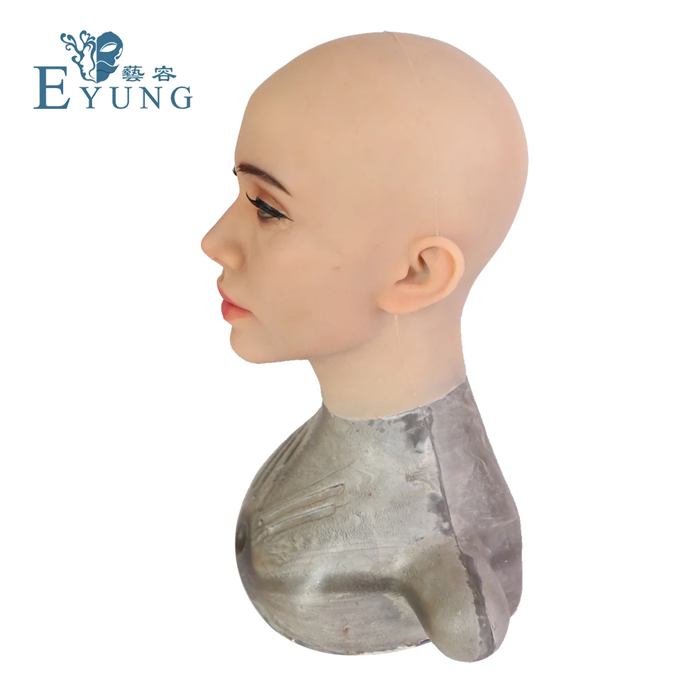 EYUNG, косплей, новинка, Кэти, силиконовая женская маска для мужчин и транссексуалов, кроссдрессер для мужчин, качественная, ручная работа, мягкая силиконовая Реалистичная маска