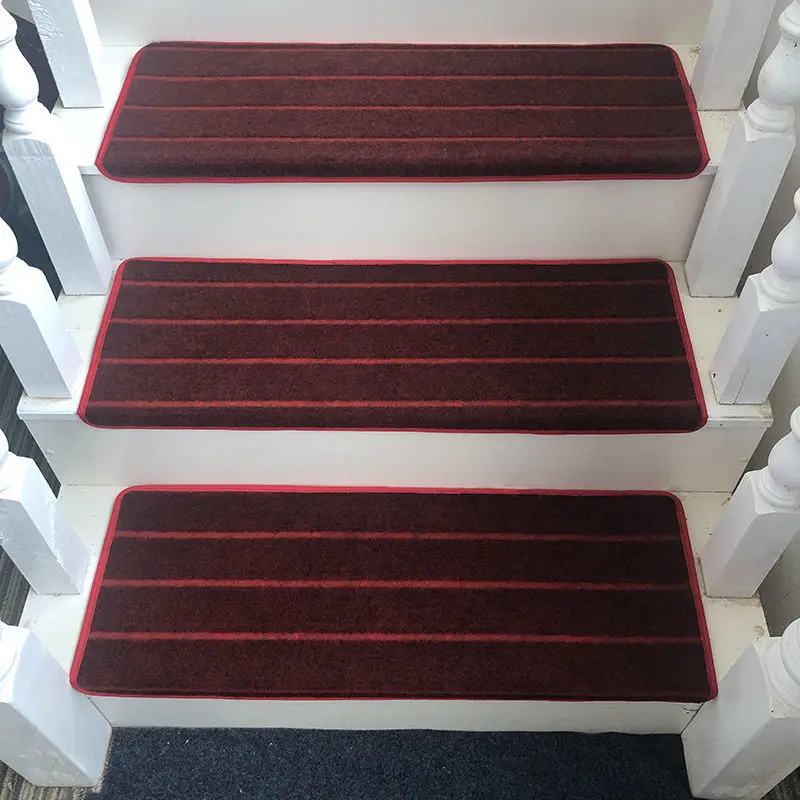 15pcs Stair Tread Carpet Mats Self Adhesive Stair Mat Stair Mat Anti