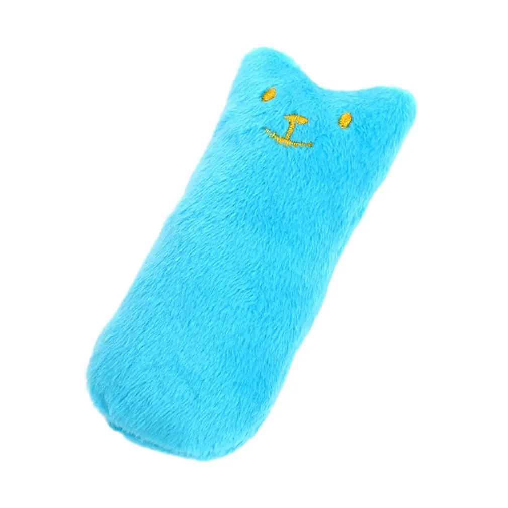 

Cute Funny Interactive Plush Cat Toy Pet Mini Kitten Chewing Toy Teeth Grinding Catnip Toys Cat Teeth Toys