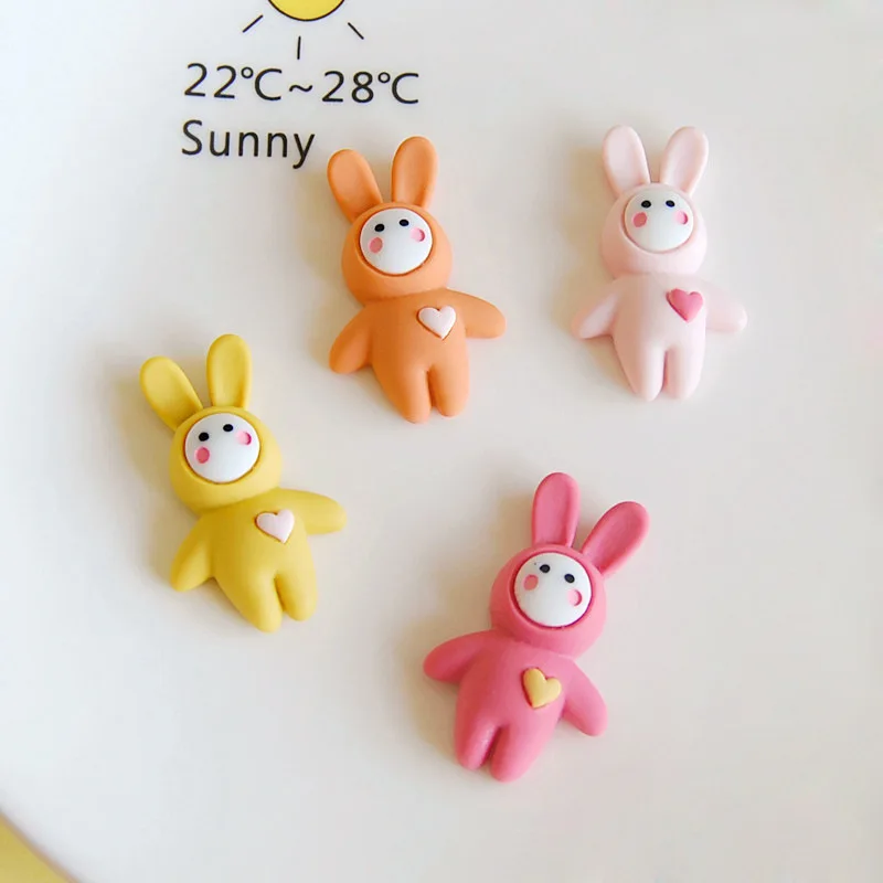 10Pcs/lot Flatback Resin Cabochons Kawaii Rabbit Resin Cabochon DIY Embellishment for Scrapbooking Decoration Hair Accessories 10Pcs/lot Flatback Resin Cabochons Kawaii Rabbit Resin Cabochon DIY Embellishment for Scrapbooking Decoration Hair Accessories