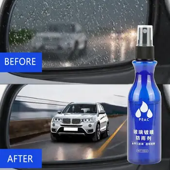 

100ML Car Front Windshield Anti-Rain Agent Waterproof Rainproof Anit-fog Spray Car Rear-View Mirror Window Glass Coating TSLM1