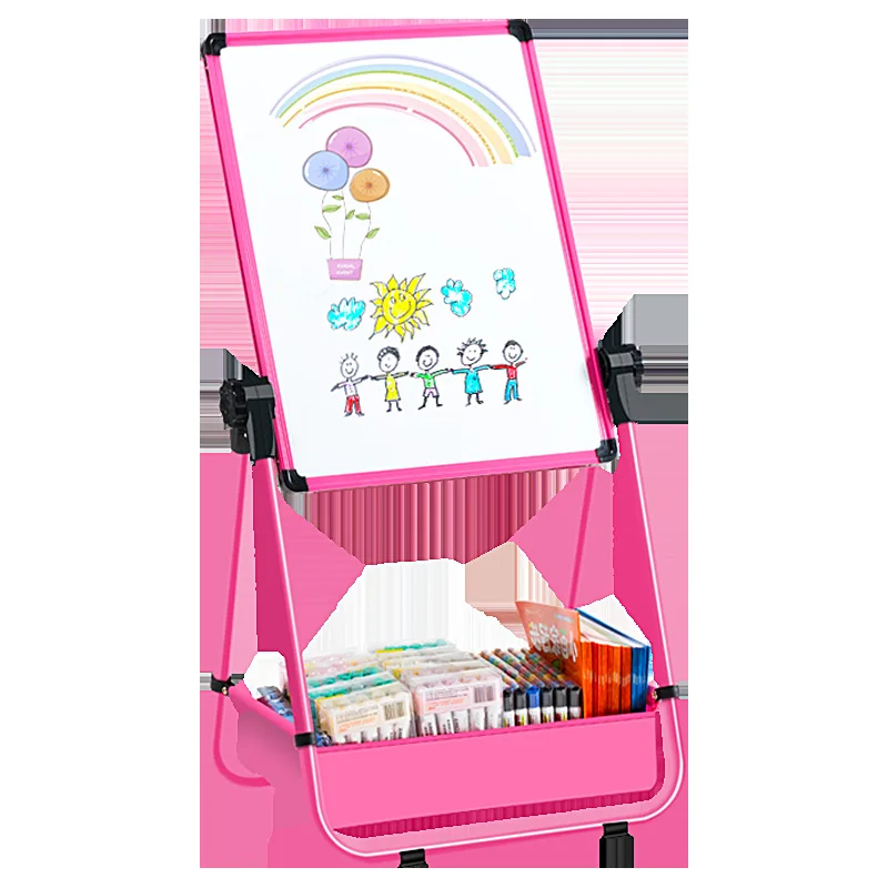 

Special Children's Painting Easel Adjustable Double-Sided Magnetic Bracket Small Blackboard Household Doing Homework Learning 3-