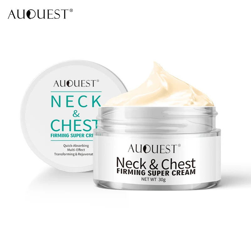 AuQuest Firming Neck Cream Chest Anti-aging Wrinkle Cream Firming Sagging Crepe Dry Skin Moisturizer Neck Skin Repair Care