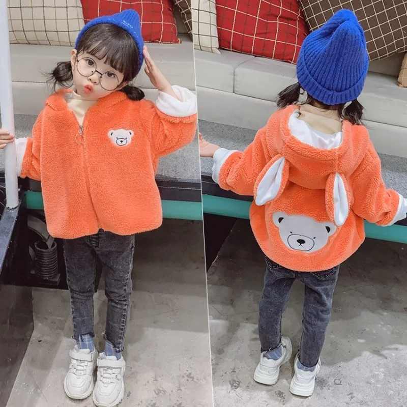 CROAL CHERIE Winter Parkas Kids Jacket For Girls Child Windbreaker Cute Animal Clothes For Boys Kids Girls Winter Coat (4)