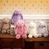 Doux animaux en peluche enfants longue oreille lapin lapin dormir mignon dessin animé en peluche peluche animaux poupées enfants cadeau d'anniversaire ► Photo 2/6