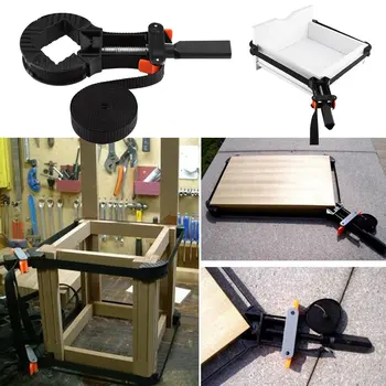 

Adjustable Corner Clamp Band Strap 4 Jaws Picture Frame Holder Woodworking Tool Multi-Function Corner Clamps Dropshipping