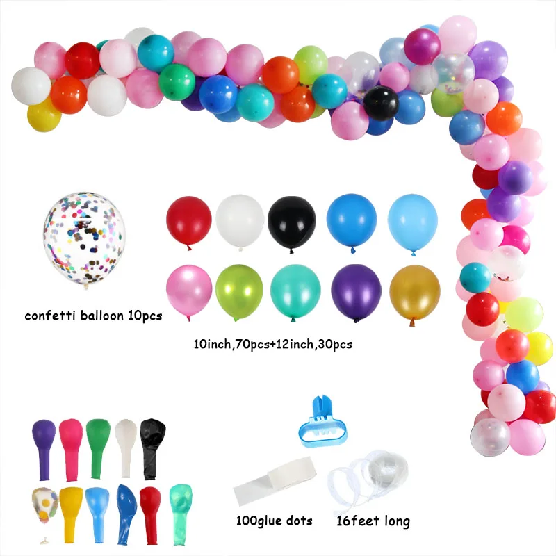 110pcs balloon set k