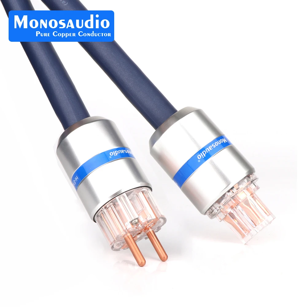 Кабель питания Monosaudio P902 Schuko из чистой меди удлинитель HIFI с защитой от