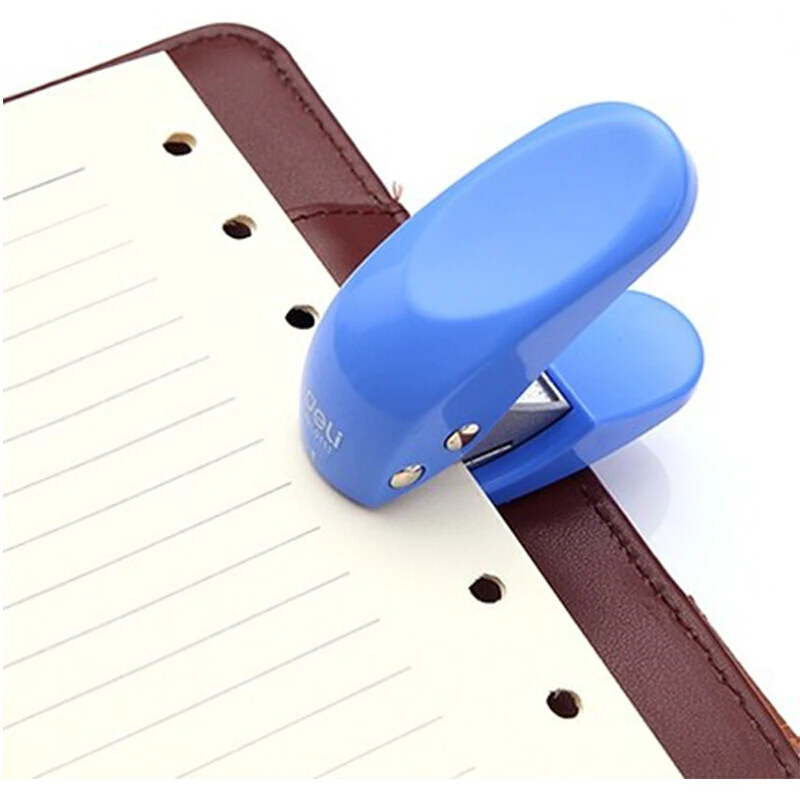 Paper Punch Hole Punching Tools Deli Single Hole Punch 8 Sheets Punch Capacity