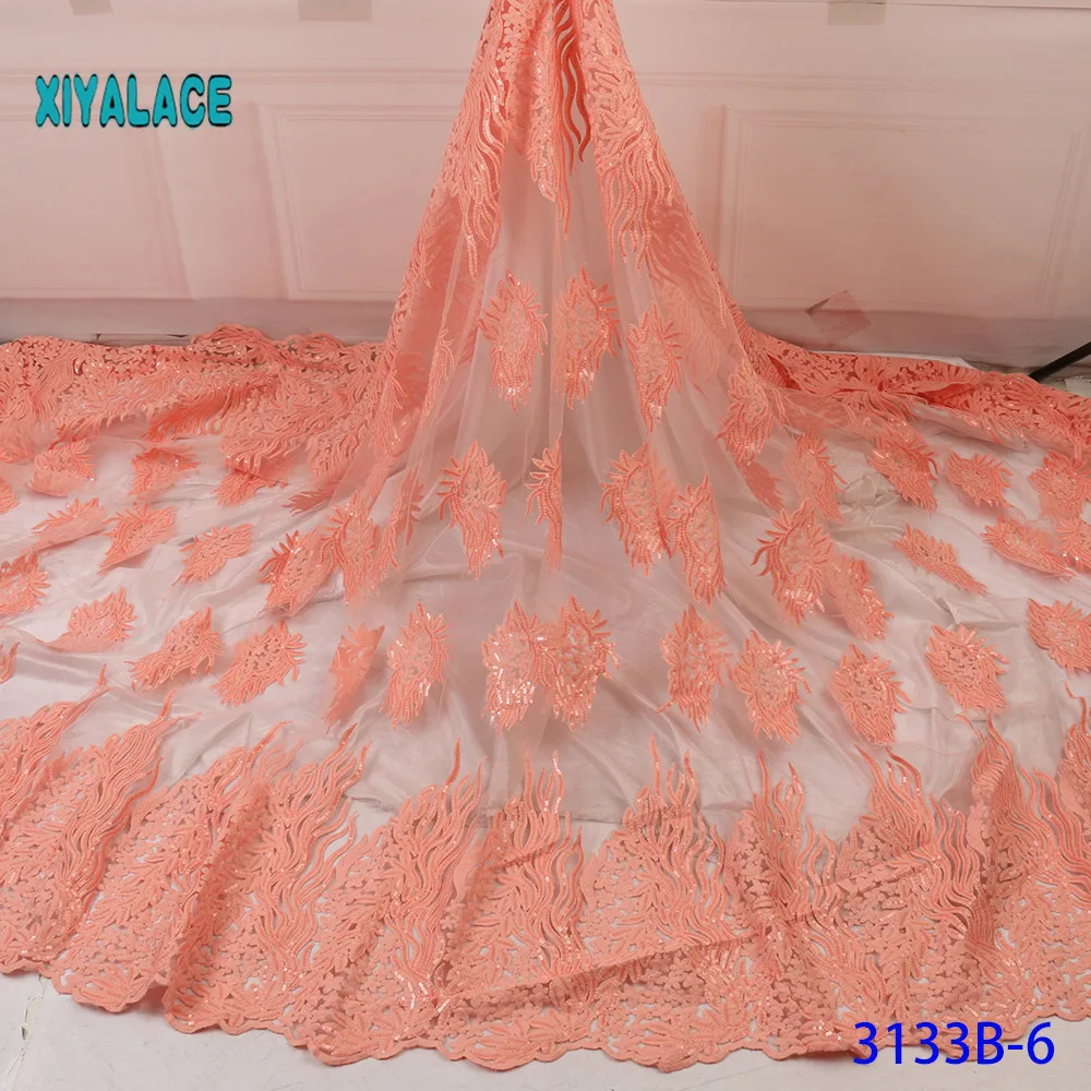 African Lace Fabric Switzerland Lace High Quality Lace Fabric Nigerian Lace Fabrics French Bridal Lace For Dress YA3133B-2