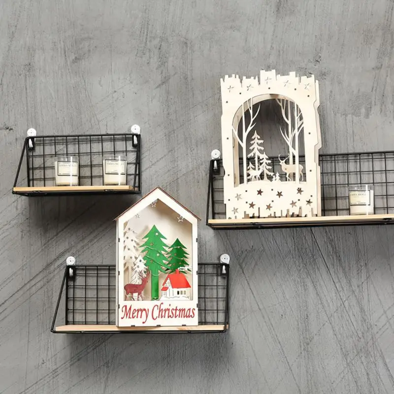 

Wooden LED light glowing book for Christmas decoration Family holiday party Festival mall decoration