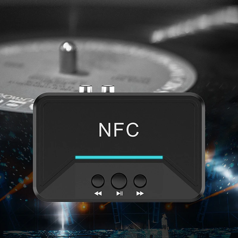 Bluetooth аудио приемник NFC/USB диск стерео беспроводной адаптер 3,5 мм AUX/RCA кабель для колонок JHP-лучший