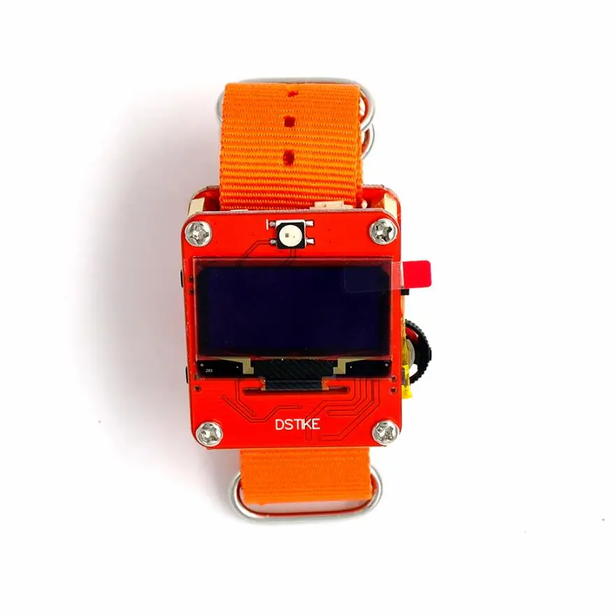 Wristband Orange Aisspark DSTIKE Deauther часы(Включает чехол с 3D-принтом - Комплект: Wristband Orange
