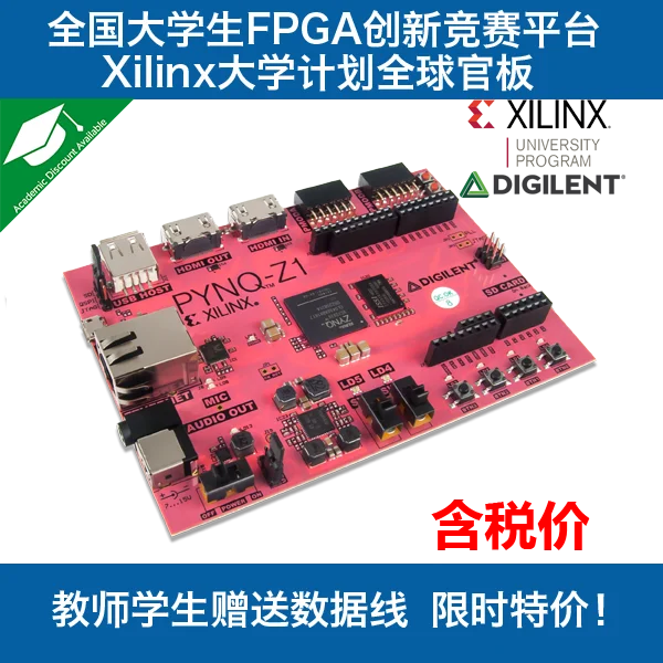 PYNQ-Z1 питона Zynq ARM/Xilinx FPGA RISC-V макетная плата | Обустройство дома