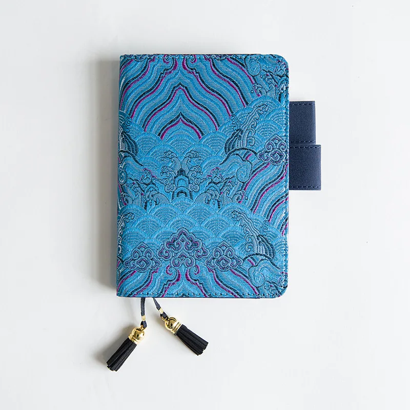 A5 A6 Agenda милый дневник, креативный блокнот, ежедневник для учебы, кожаный блокнот, Библейский блокнот, подарок на День учителя - Цвет: Blue A6