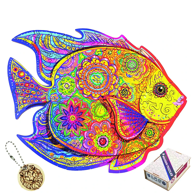 Уникальная искусственная рыба единорог слон 3D головоломка Хелл сложность