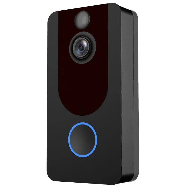 

Wireless WiFi Video Doorbell Smart Phone Door Ring Intercom Security Bell Alarm