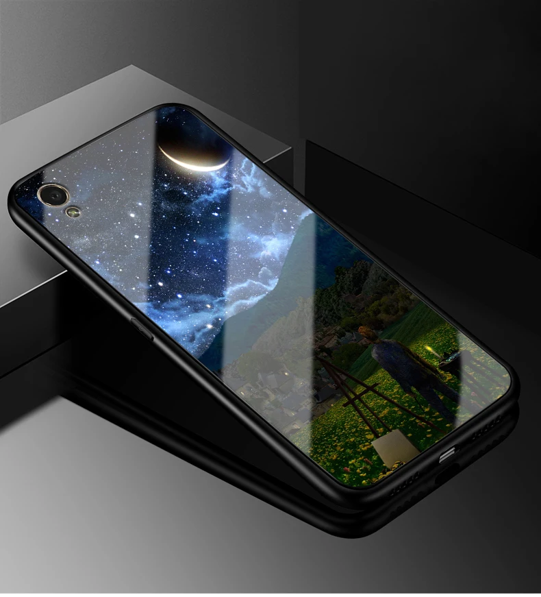 Для OPPO A37 чехол PC пластик+ стекло чехол для телефона черный ТПУ бампер чехол для OPPO A37 A 37 A37M A37F OPPOA37 полная защитная крышка