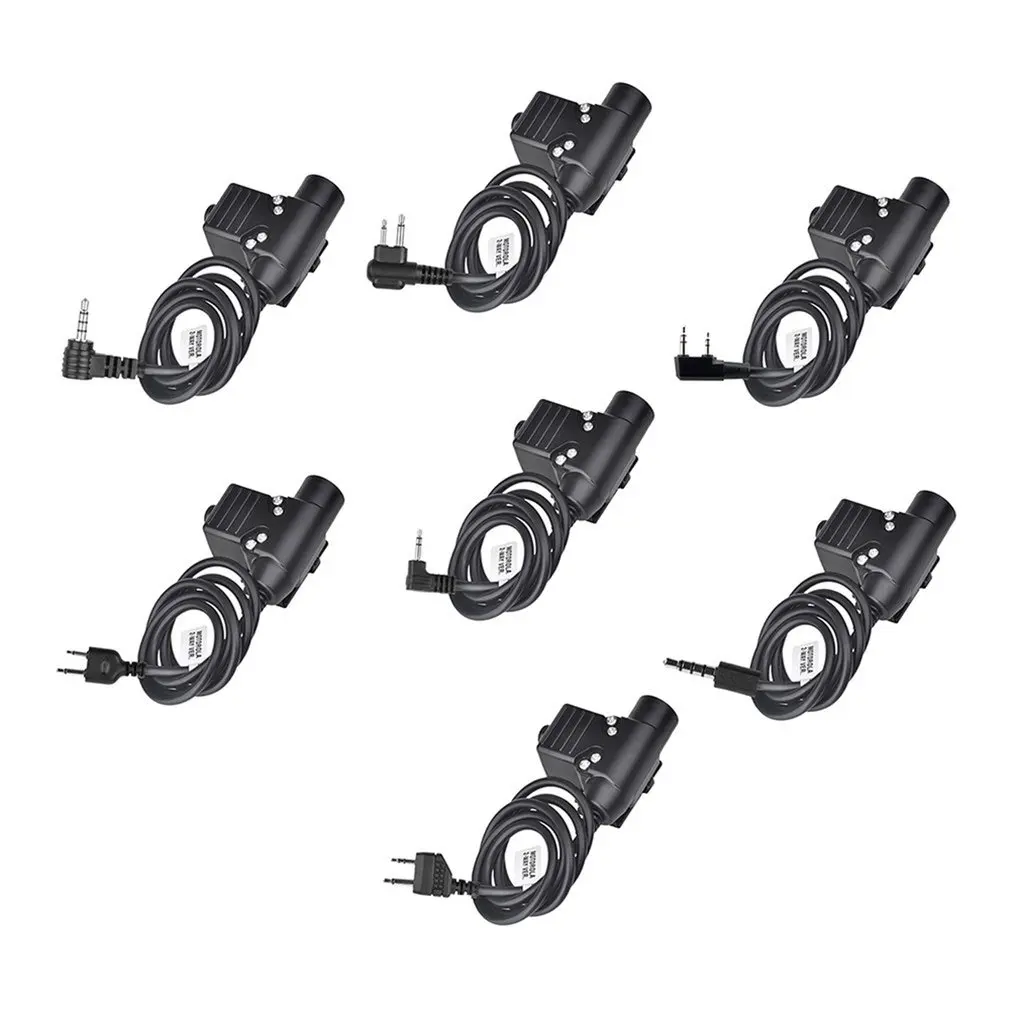 Interface PTT Adapter U94 Interphone Launching Switch Button Assembly Push To Talk Earphone Headphone Adapter