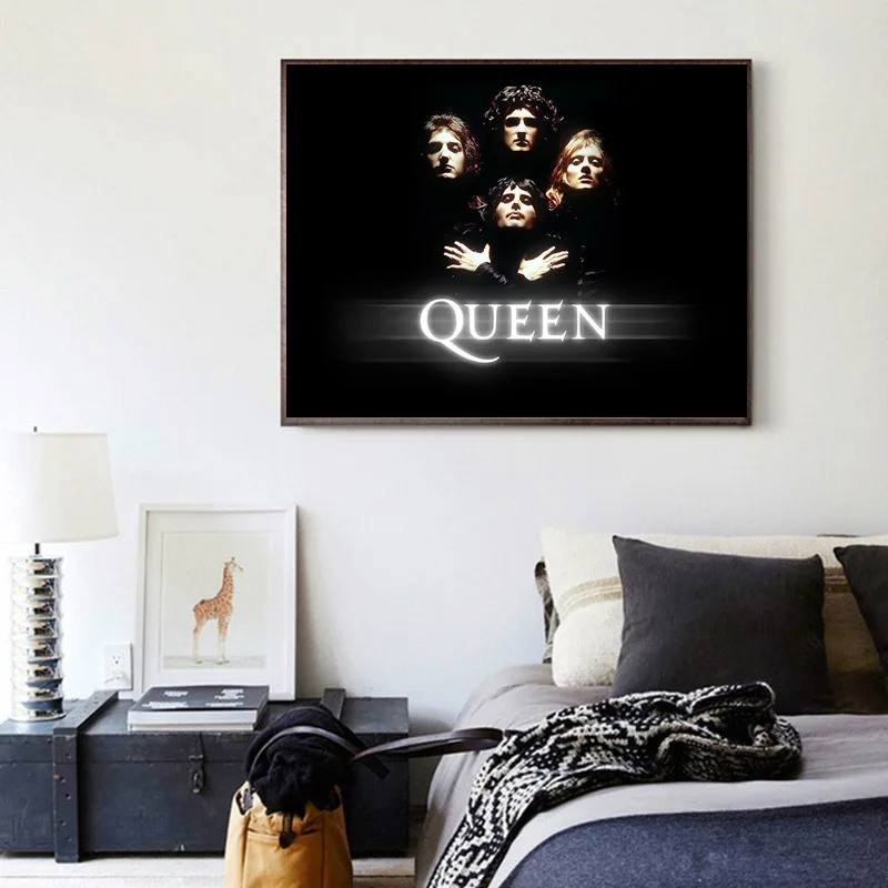 Постер Queen Rock с музыкальной командой Фредди Меркьюри богемный постер Рапсодией