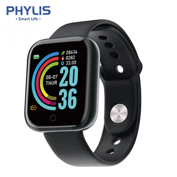 

Smart Watch Y68 Sport Bracelet WITH Blood Pressure Heart Rate Monitor Waterproof IP67 Fitness Tracker Wristband For IOS Android