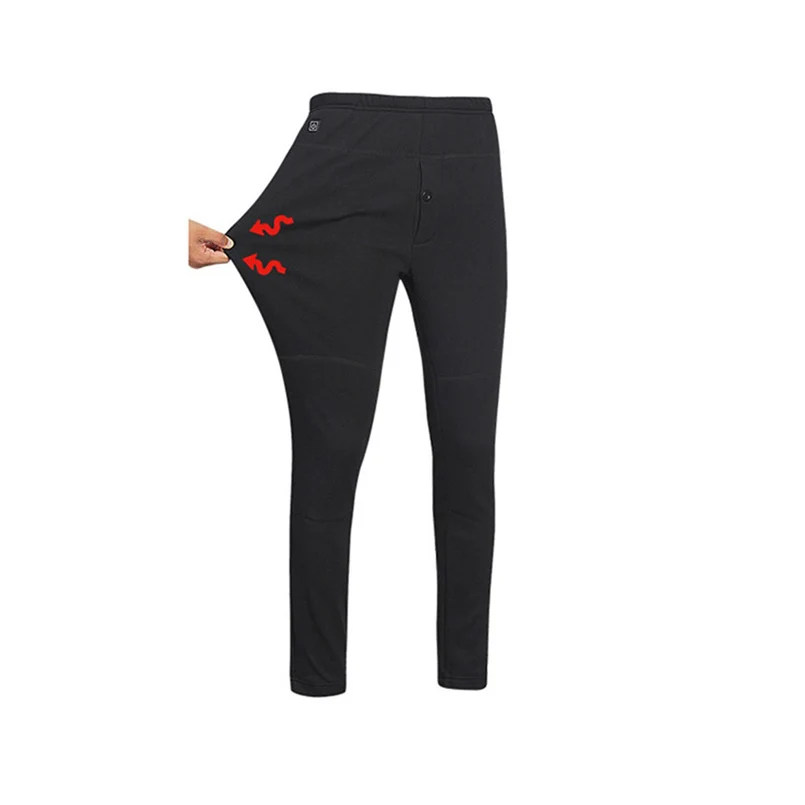 Electric pants warm layer elastic USB charging heating underwear men and women winter ski pants for boys and girls ski 30N21 (9)
