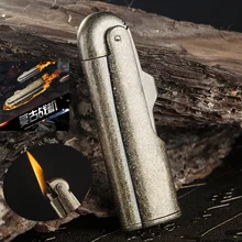 

Creative Vintage Trench Lighter Windproof Kerosene Lighter Reflitable Lighter Smoking Accessorie Lighter Gasoline Retro Kerosene