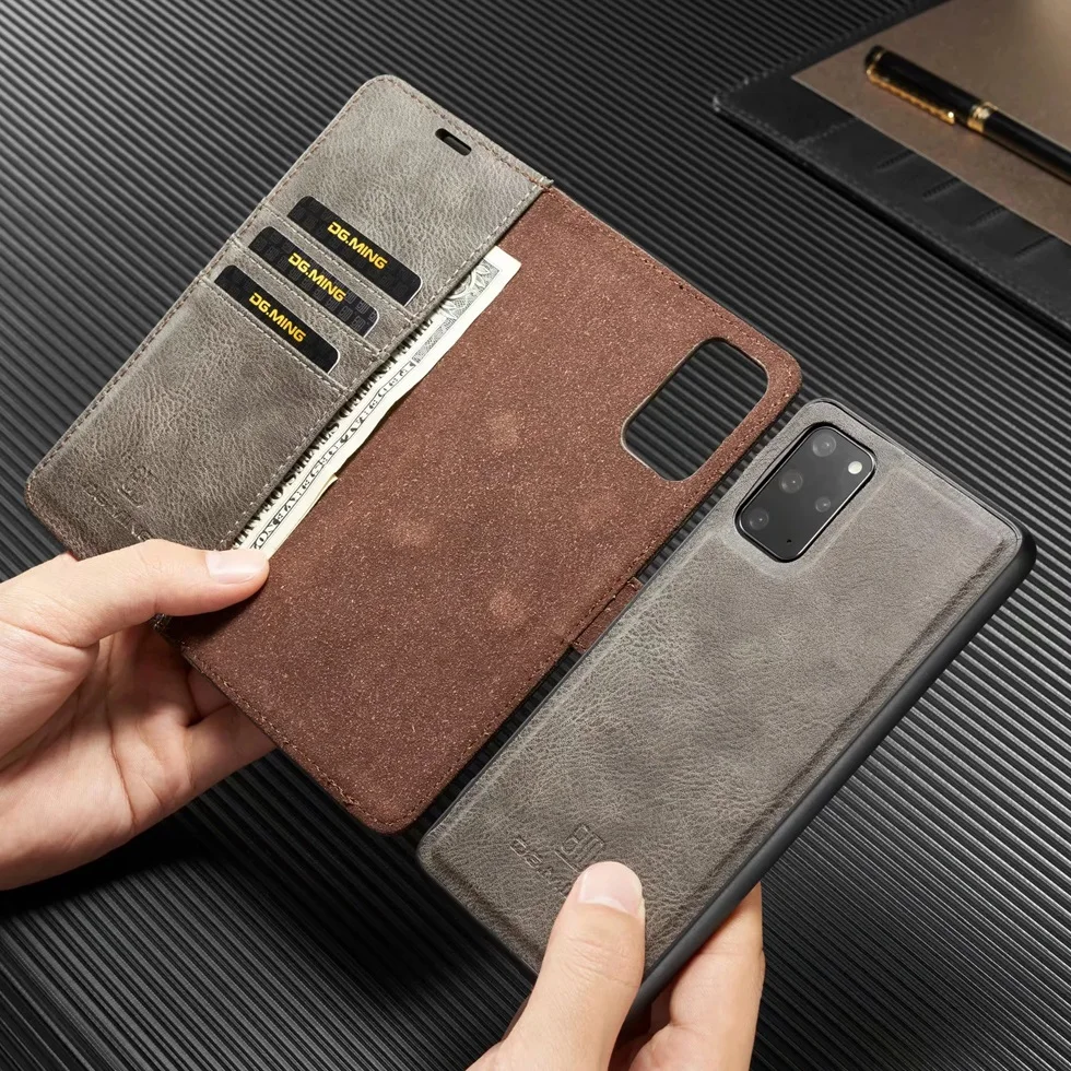 Роскошный чехол из искусственной кожи в стиле ретро для Samsung Note 8 9 S8 S9 S10 Plus S7 S20 S10e