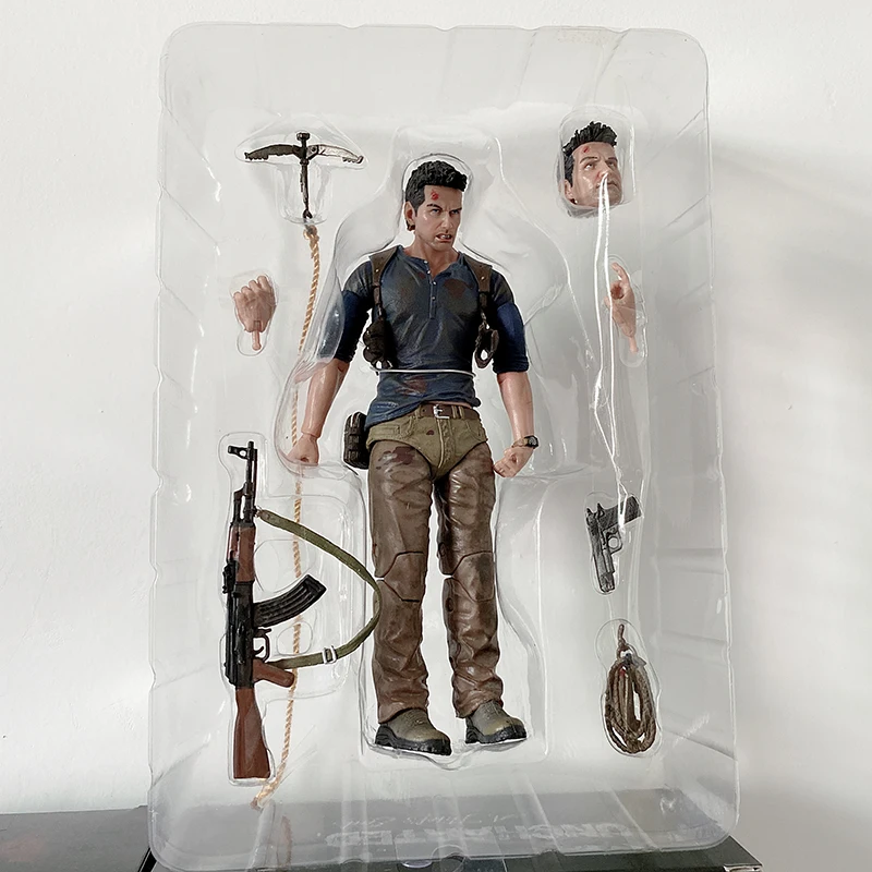 18 см 7 дюймов NECA Uncharted 4 вор конец Натан Дрейк экшн Коллекционная Фигурка модель игрушка кукла для Рождественский подарок