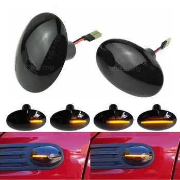 

2pcs Flowing Side Repeater Lamp Dynamic LED Side Marker Light Indicator For BMW MINI Cooper R55 R56 R57 R58 R59 CL-R56-LSM-SM