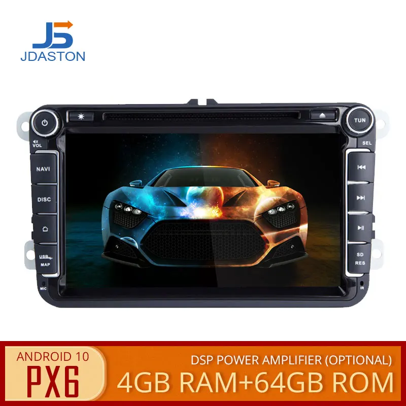 PX6 Android 10 0 автомобильный dvd-плеер для Volkswagen Passat B6 Polo Golf Touran Jetta Caddy T5 Tiguan Bora 2 Din