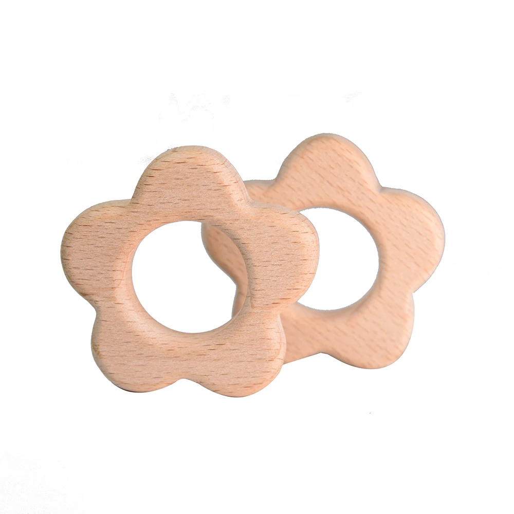 Beech Wooden Flower - (1)
