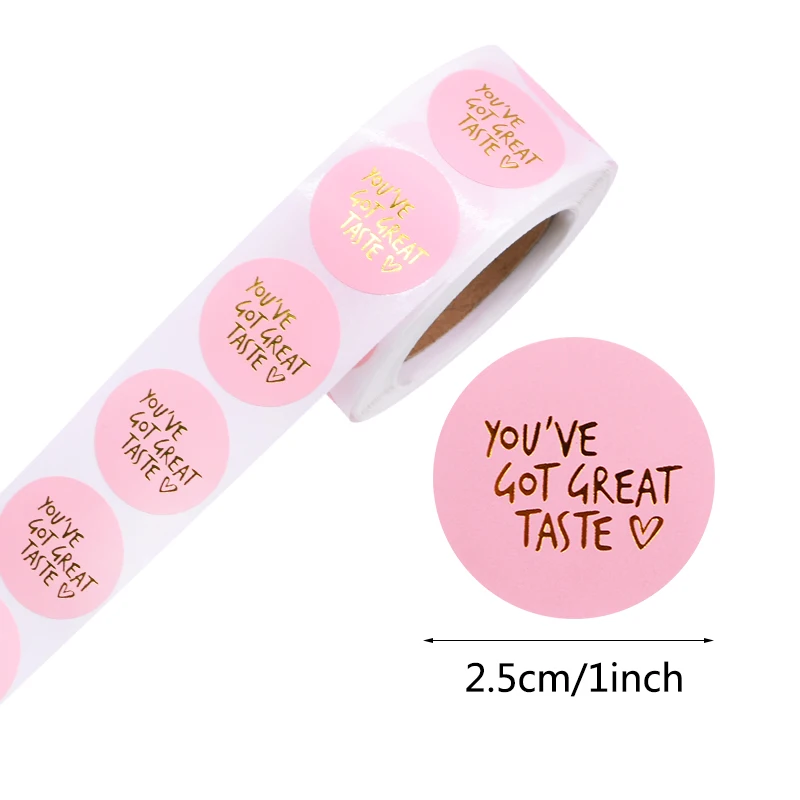 Gift Sealing Stickers 500pcs Thank You Love Design Diary Scrapbooking Stickers Festival Birthday Party Gift Decorations Labels