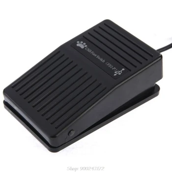 

Plastic USB Single Foot Switch Pedal Control Pre-Progr Key for Keyboard Mouse PC S16 20 Dropship