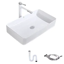 

Table Basin Wash Basin Household Small Ceramic Inter-Platform Basin Single Basin Bathroom Washbasin Basin Simple European Style