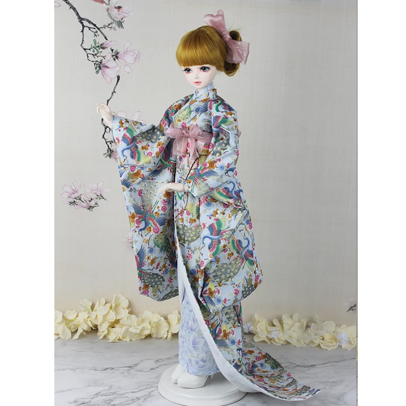 BJD SD Одежда для кукол наряд платье-кимоно для 1/3/1/4 1/6 BJD кукла Косплэй костюм