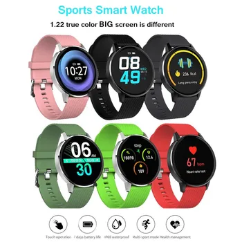 

Sport Men Smart watch Bracelet Waterproof Tempered Glass Activity Fitness Pedometer Tracker Heart Rate Monito 2019 Fashion#G1