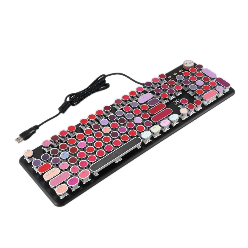 T520 Проводная 104 клавиш Usb Механическая металлическая игровая губная помада Клавиатура для ноутбука игровая мышь беспроводная мышь