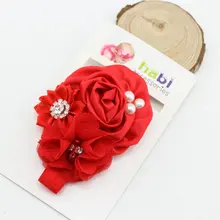 Европейский и американский стиль детская розовая повязка для волос с жемчугом he jin zuan повязка на голову детский цветочный головной Венок повязка на голову