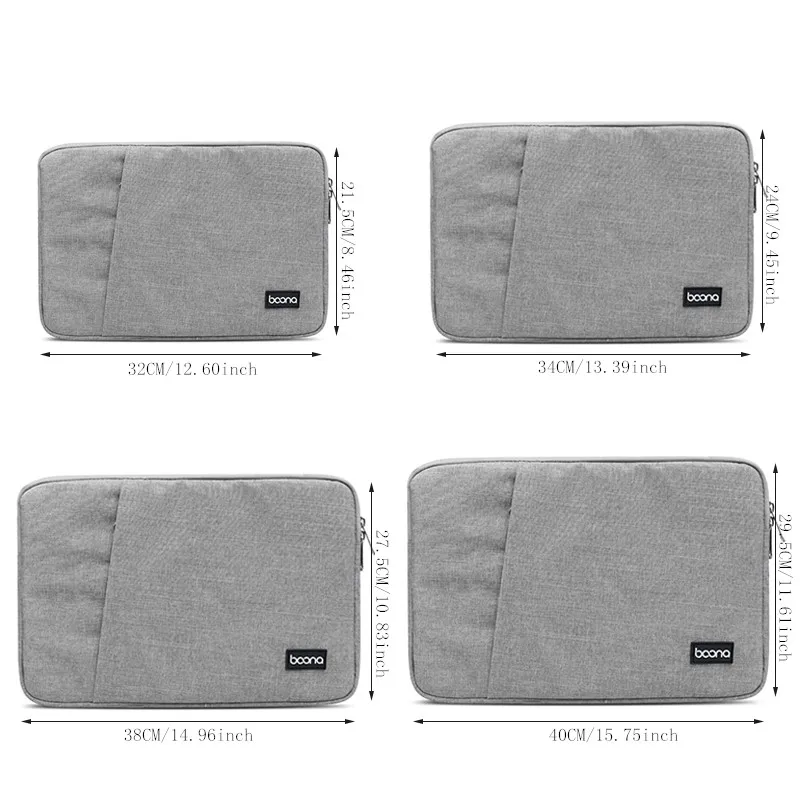 Waterproof Laptop Protective Case Unisex Portable Simplicity Fashion Cell Phone Handbag Office Business Appliance Accessories