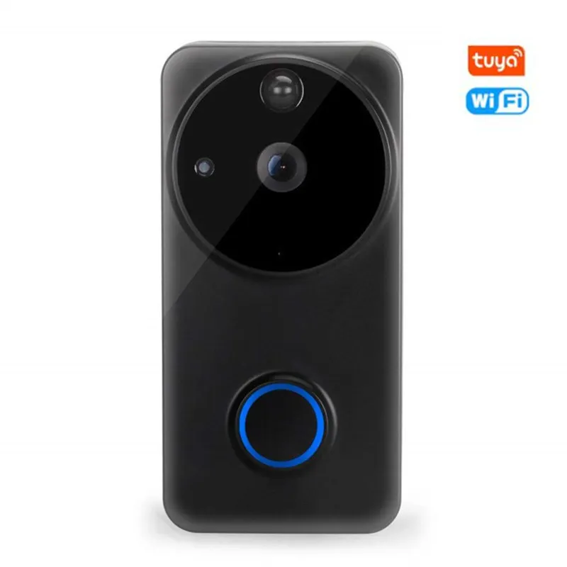 Video Doorbell WiFi Tuya Video Doorbell Camera Works With Amazon Alexa & Google Home Voice Control Door Peephole Camera Intercom